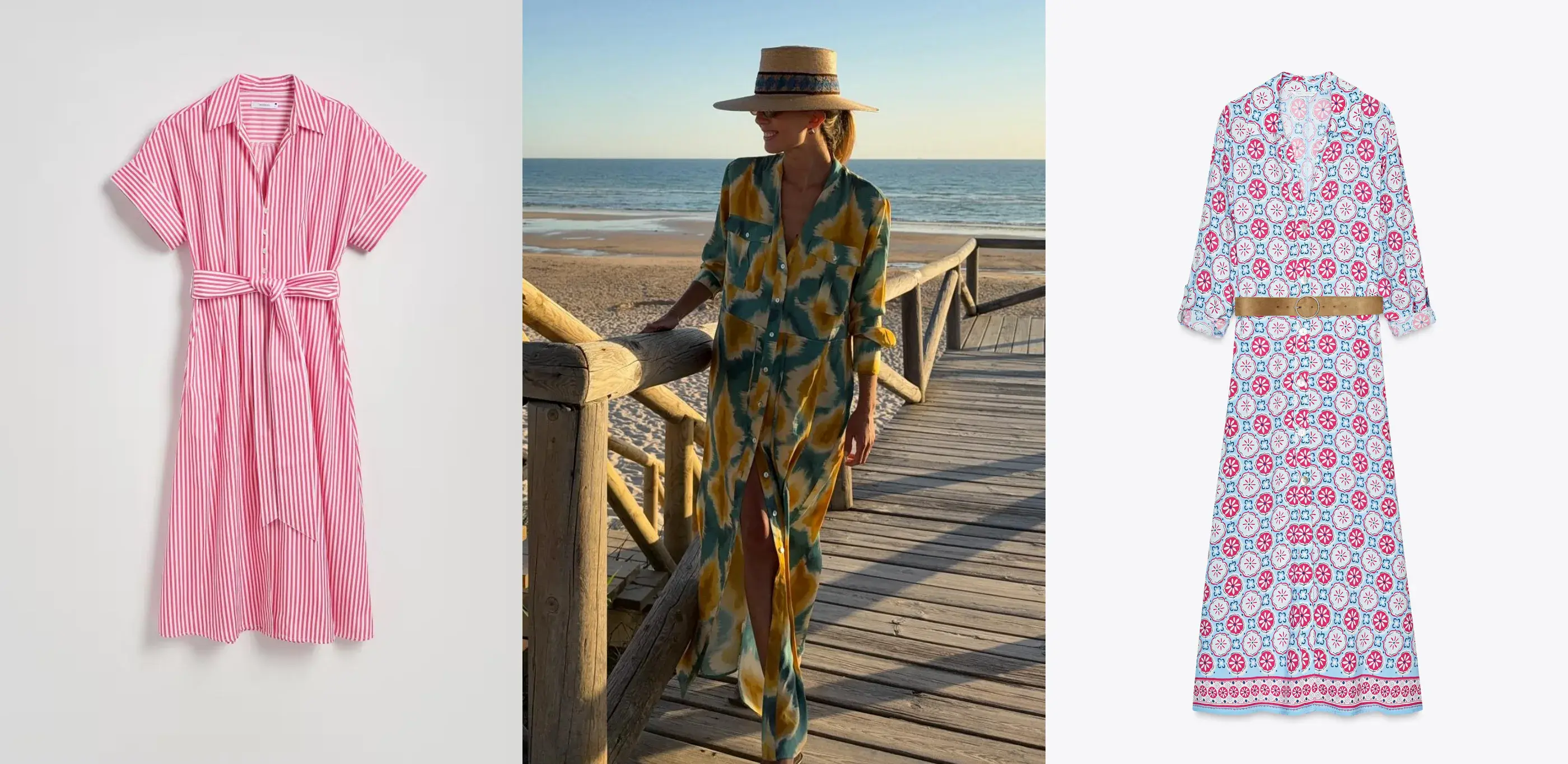 Modni trik za plažu? Samo prebacite ove košulja-haljine!