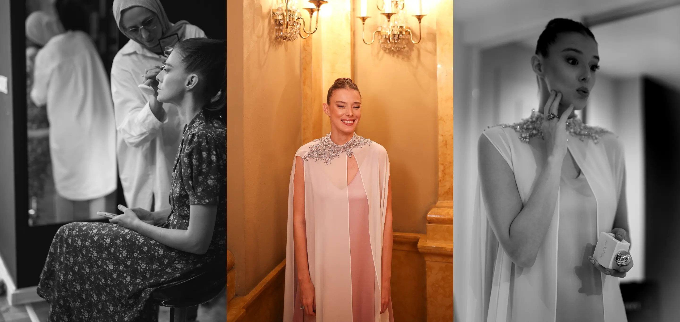 Spoj Kaftan Studio kreacije i Milene Radulović je magija pod kišom