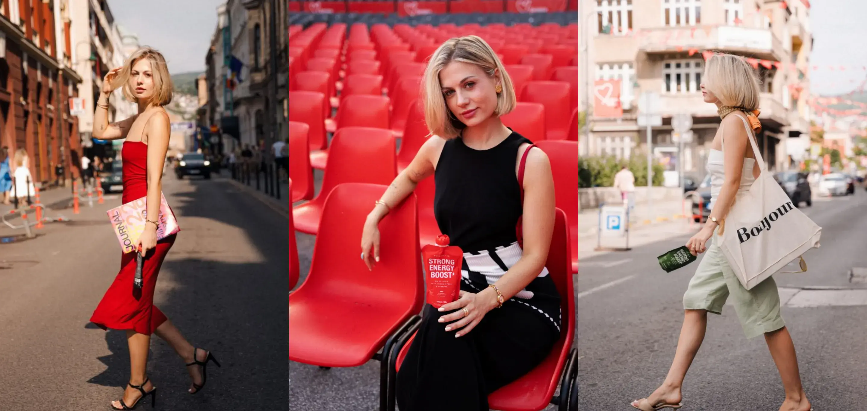 Na ulicama Sarajeva za vrijeme Sarajevo Film Festivala: nju smo odmah primijetili