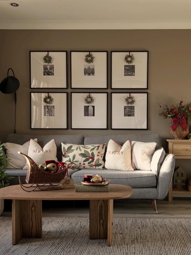 Praznični trik za dekor: Kako postići chic, a ne kič efekat na zidu?