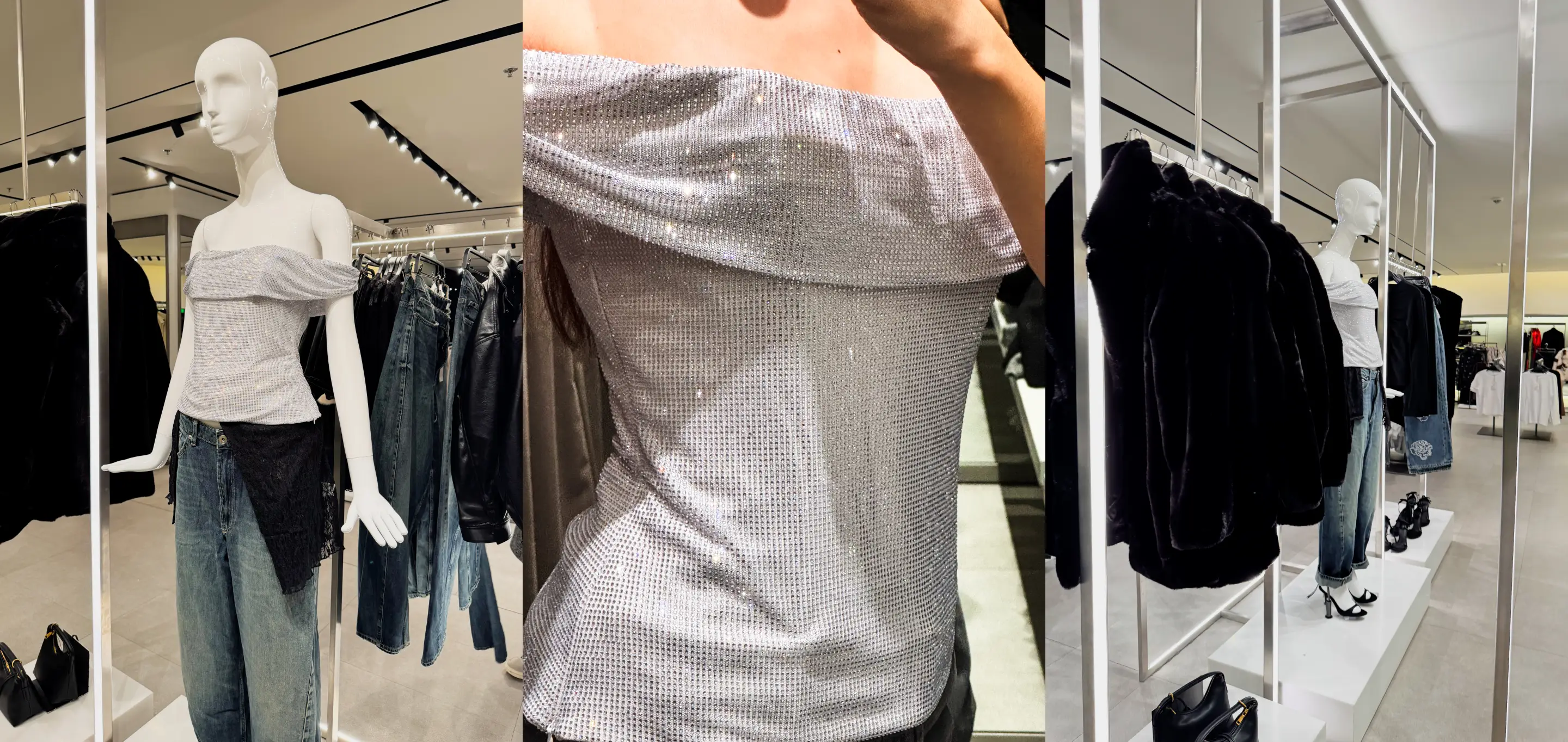 Zadržali smo se u Zari zbog jednog šljokičastog topa koji nosimo i uz traperice