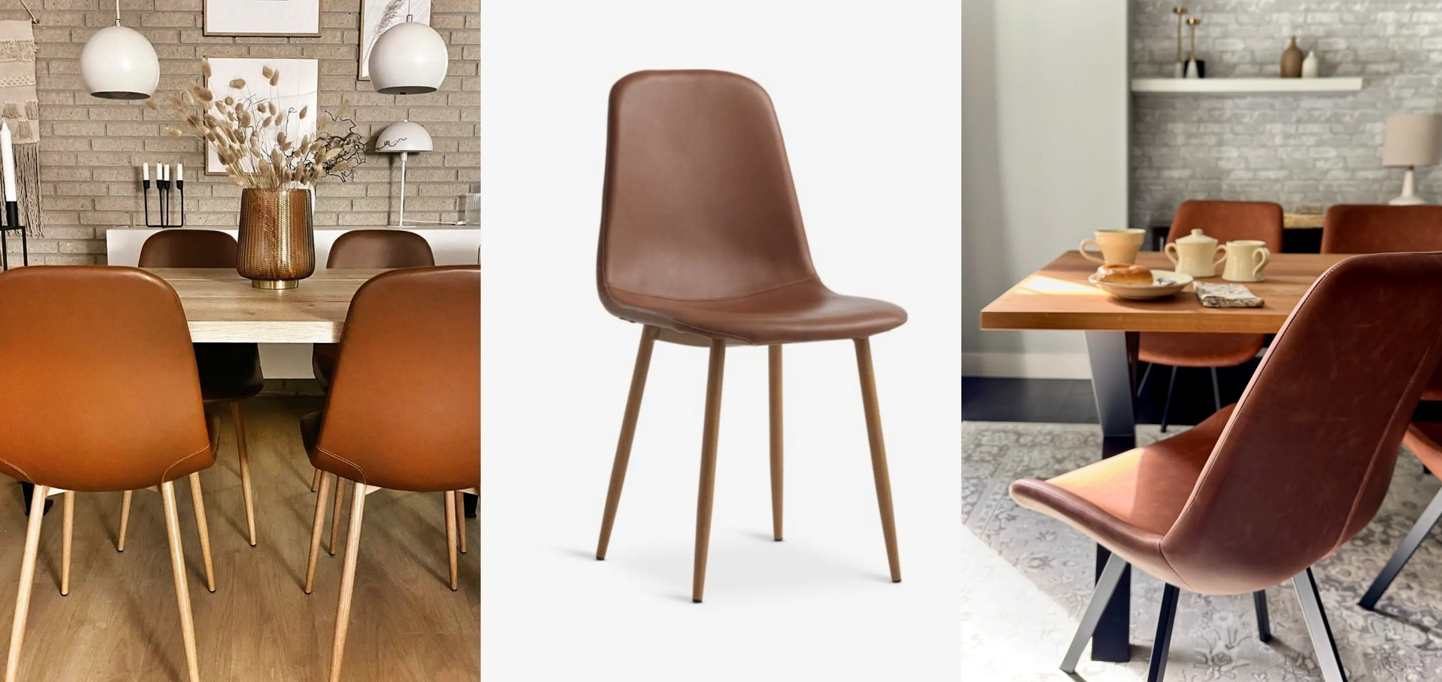 Do sutra su na sniženju: JYSK stolice u boji konjaka za topliju trpezariju u jednom potezu