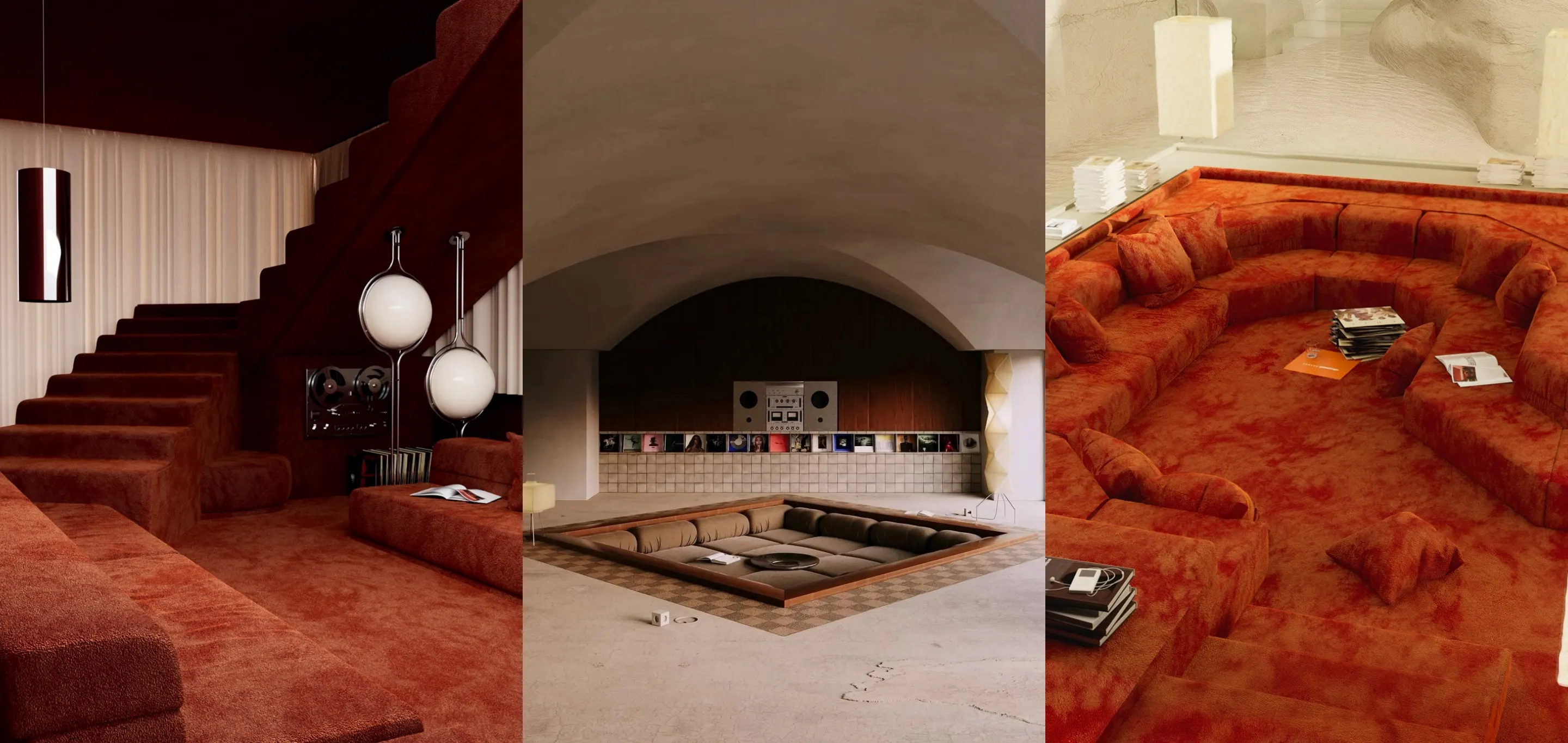 Utonuli dnevni boravak: Povratak trenda iz 70-ih koji ponovo ima smisla