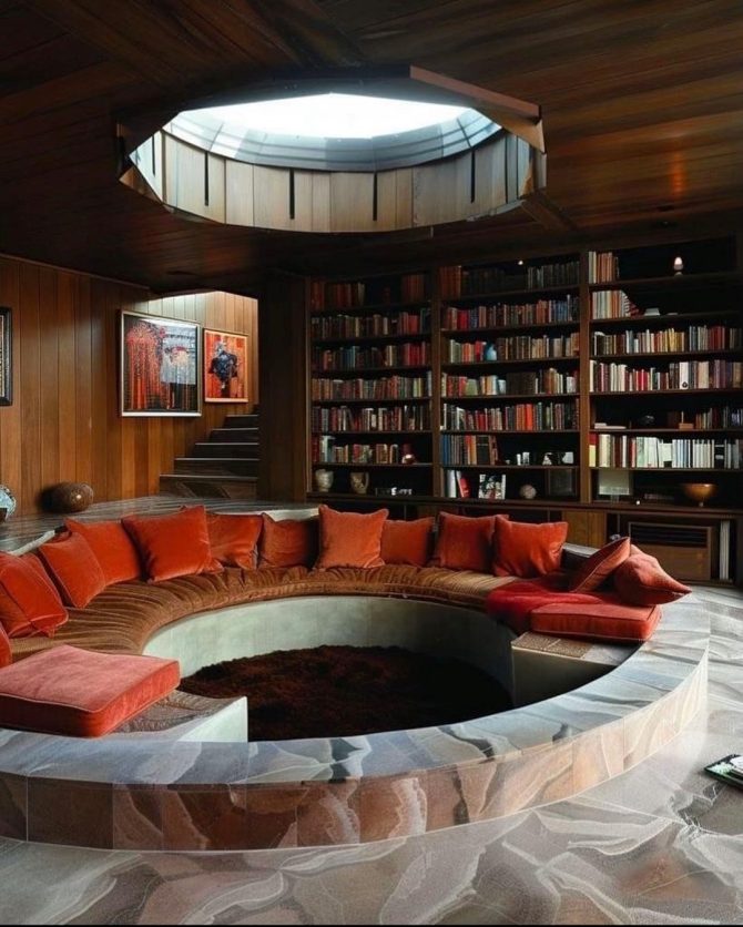 Utonuli dnevni boravak: Povratak trenda iz 70-ih koji ponovo ima smisla