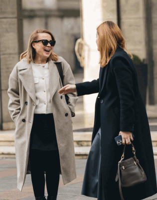 Nismo morali ići dalje od pješačkog na Titovoj da pronađemo dobre zimske outfite za posao