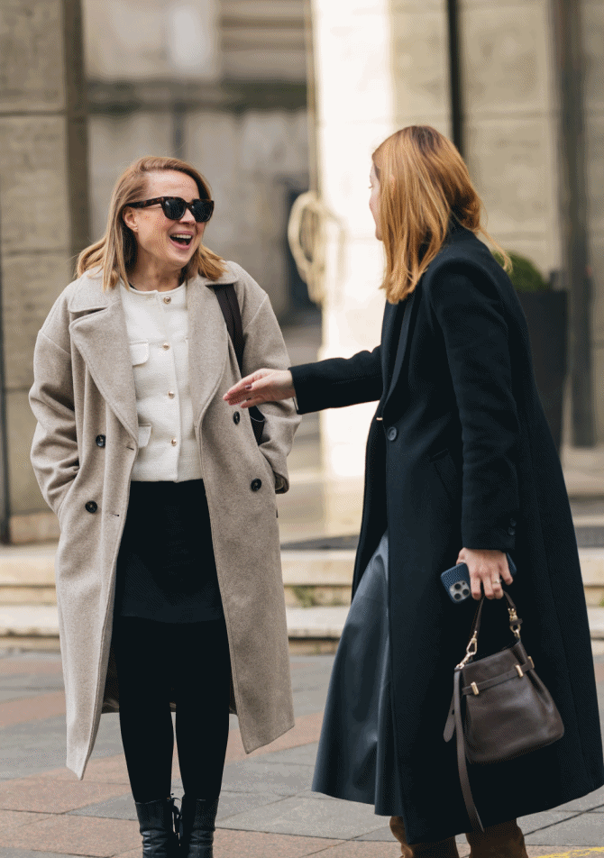 Nismo morali ići dalje od pješačkog na Titovoj da pronađemo dobre zimske outfite za posao