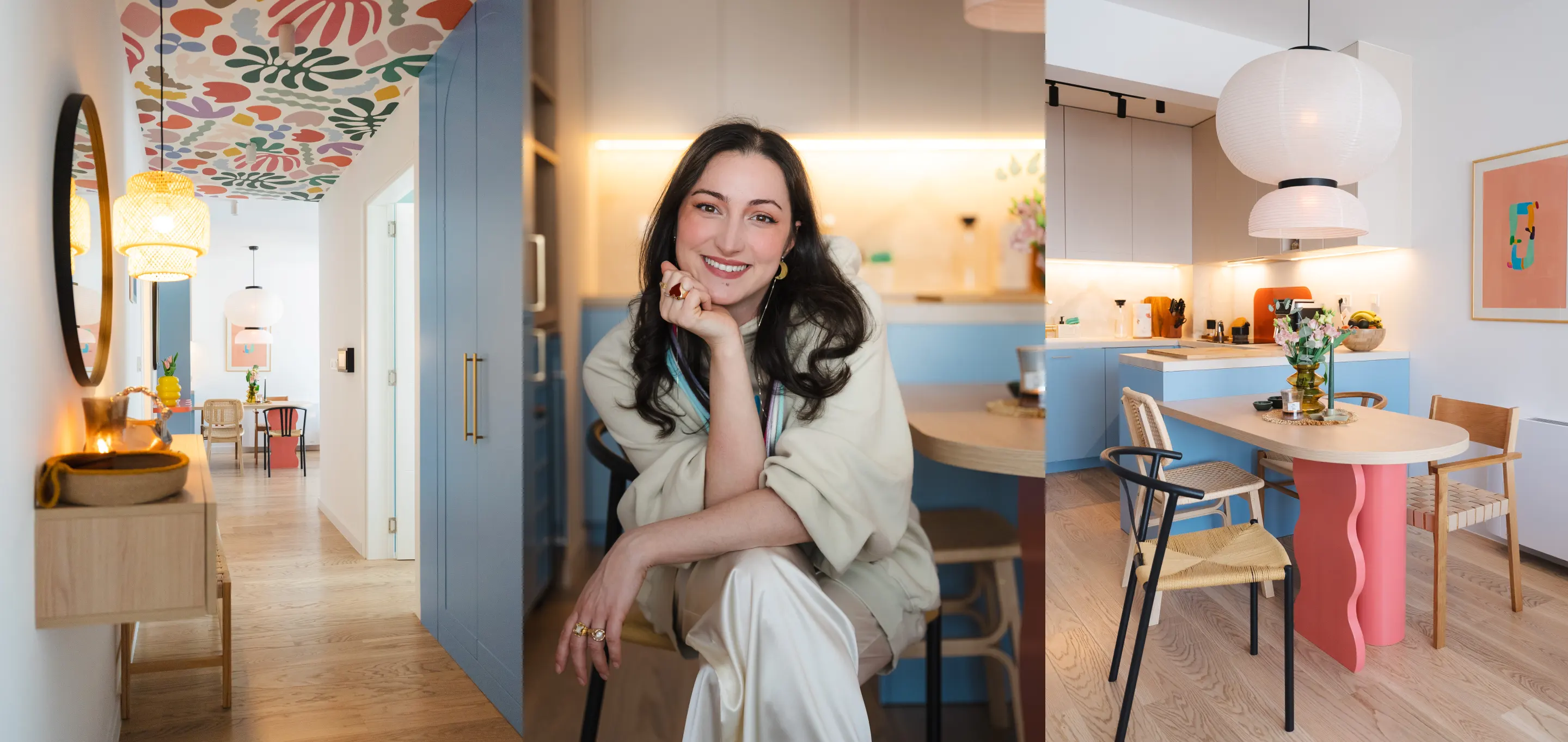 Bonjour.zaviruje u stan Andree Aković koji otkriva mali svijet boja i vrlo poseban stol