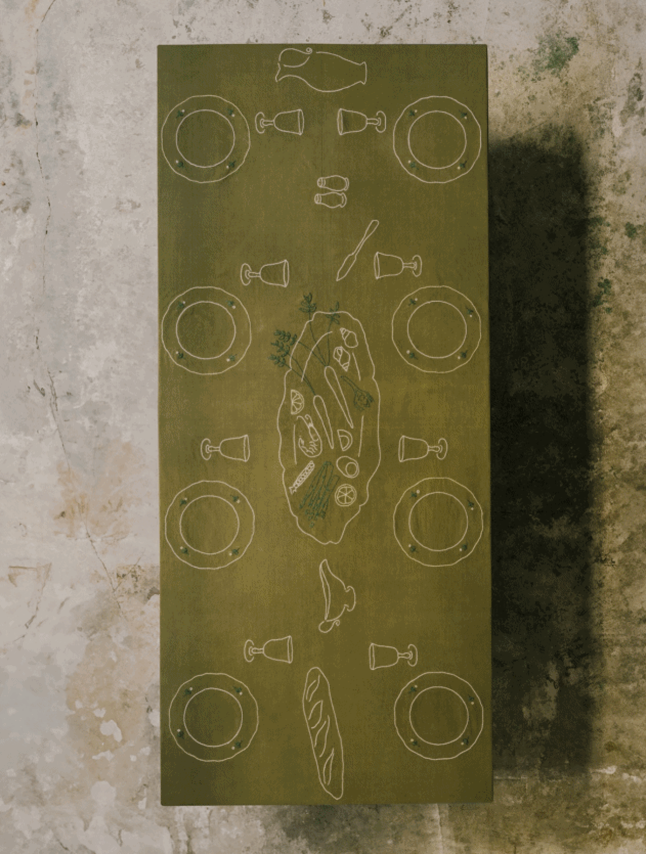 Sarah sa vezenim stolnjacima rješava problem dosadnih trpezarija na kreativan način