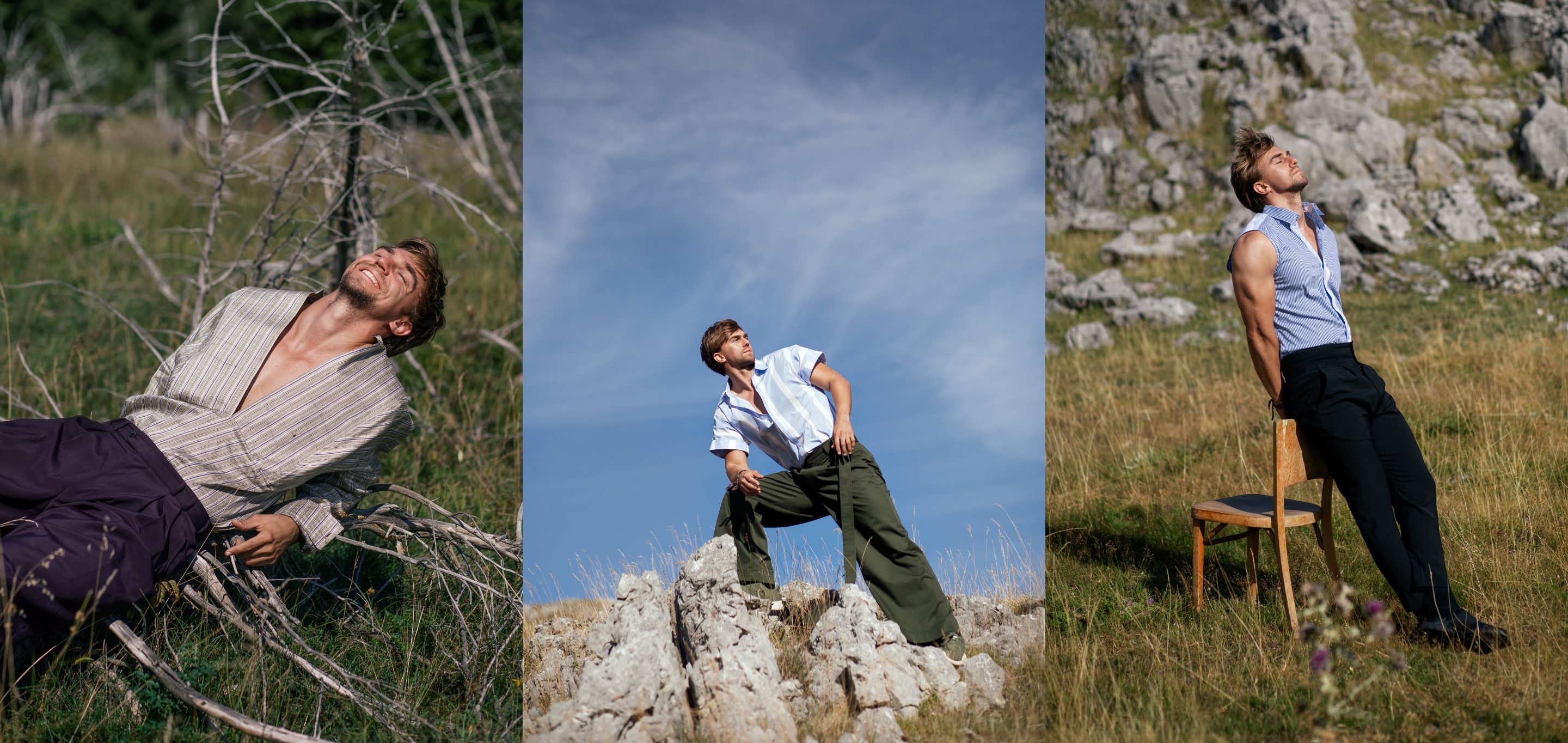 Filip Radovanović u kampanji bh. dizajnera Milana Senića