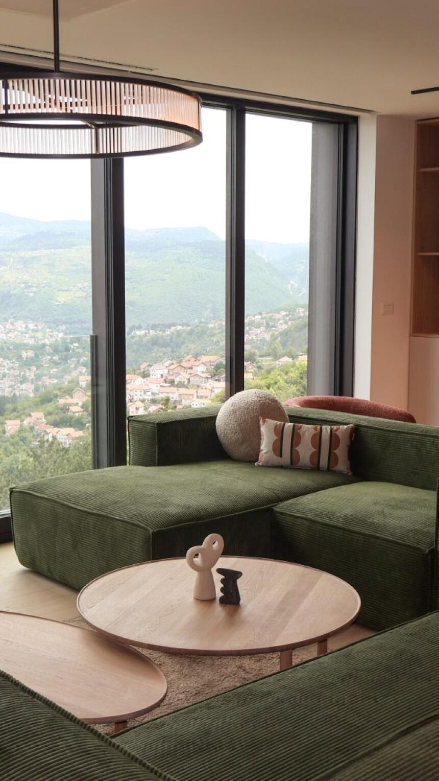 Pogledajte stan iznad Sarajeva prije useljenja čiji dizajn ide dalje od sigurnih rješenja
