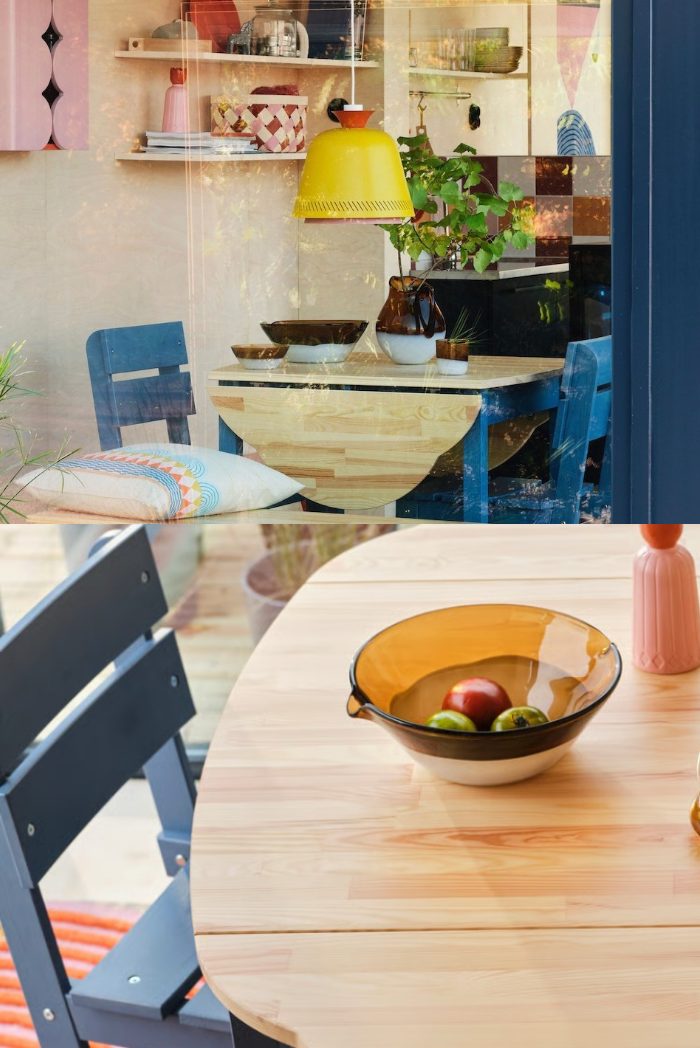 IKEA je snizila plavi set stola i stolica koji rješava problem male trpezarije