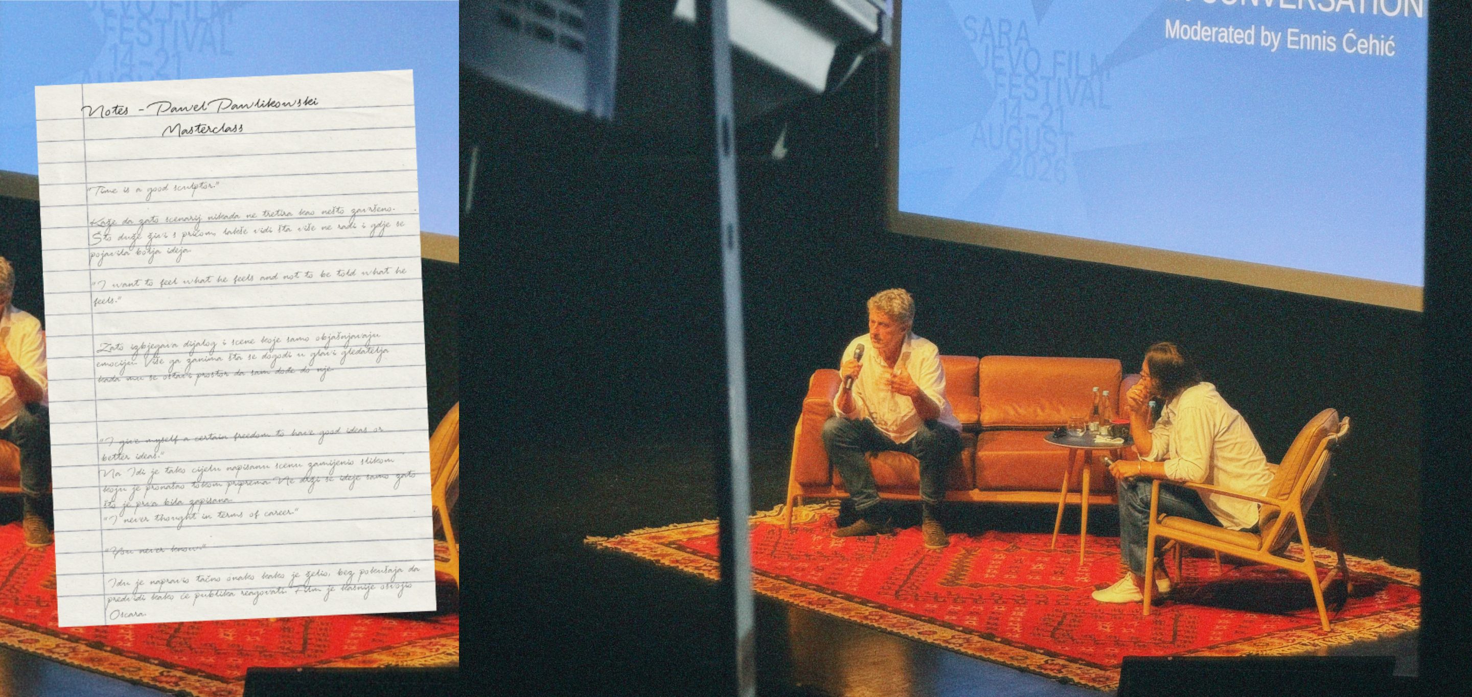 Dnevnik misli: Slušali smo Paweła Pawlikowskog i imamo 10 bilješki sa Masterclassa