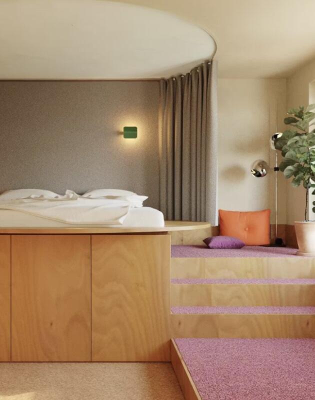DESIGN.inspo | Pronašli smo ideje u stanu od 55 m² u kojem zavjese mijenjaju zidove, a krevet skriva garderober