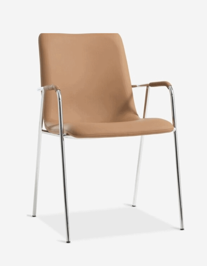 jysk-trpezarijska-stolica-boja-konjaka-koza-hrom-bonjour-design