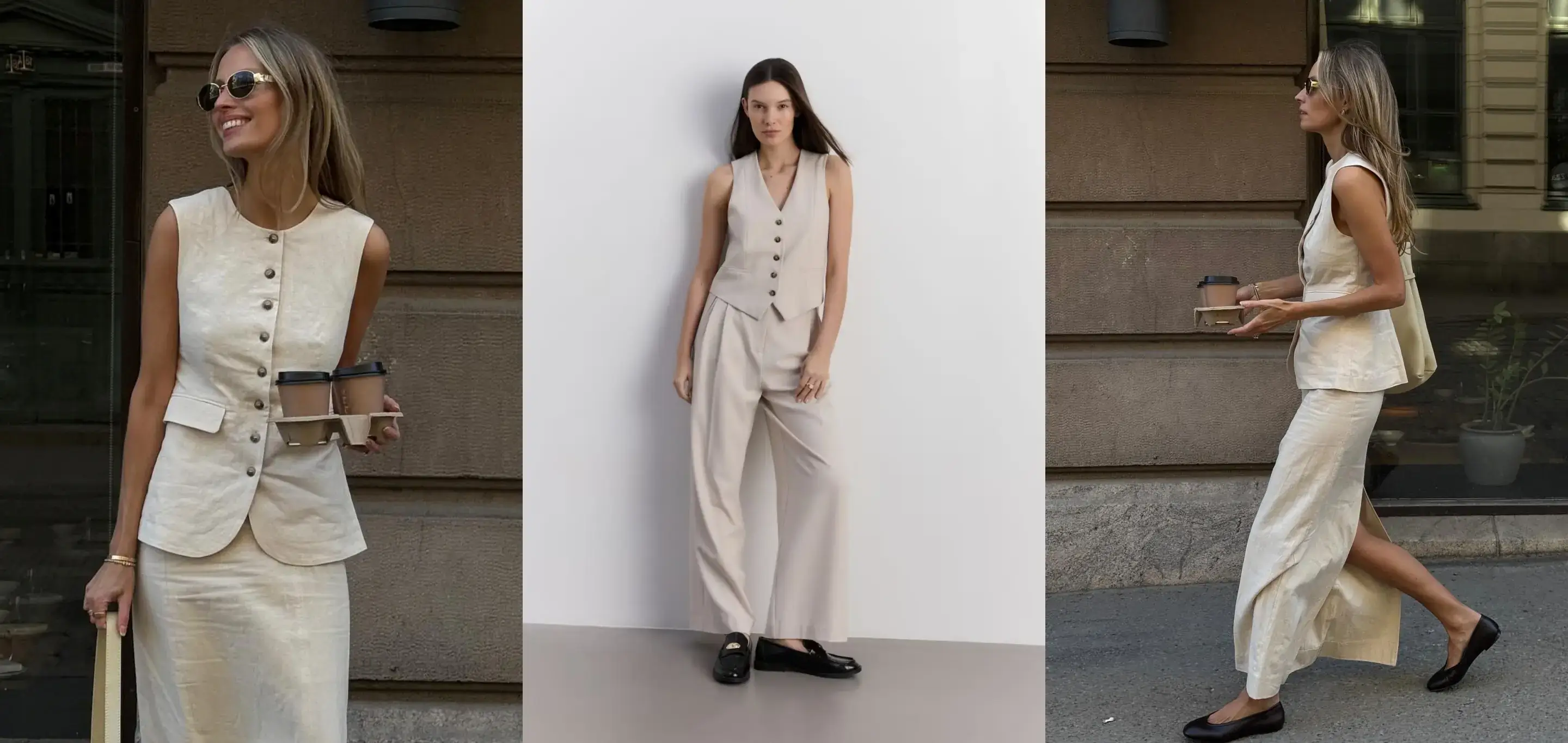 Stižu dani bez rukava – i outfit bez greške: Prsluk set! Evo gdje kupiti.