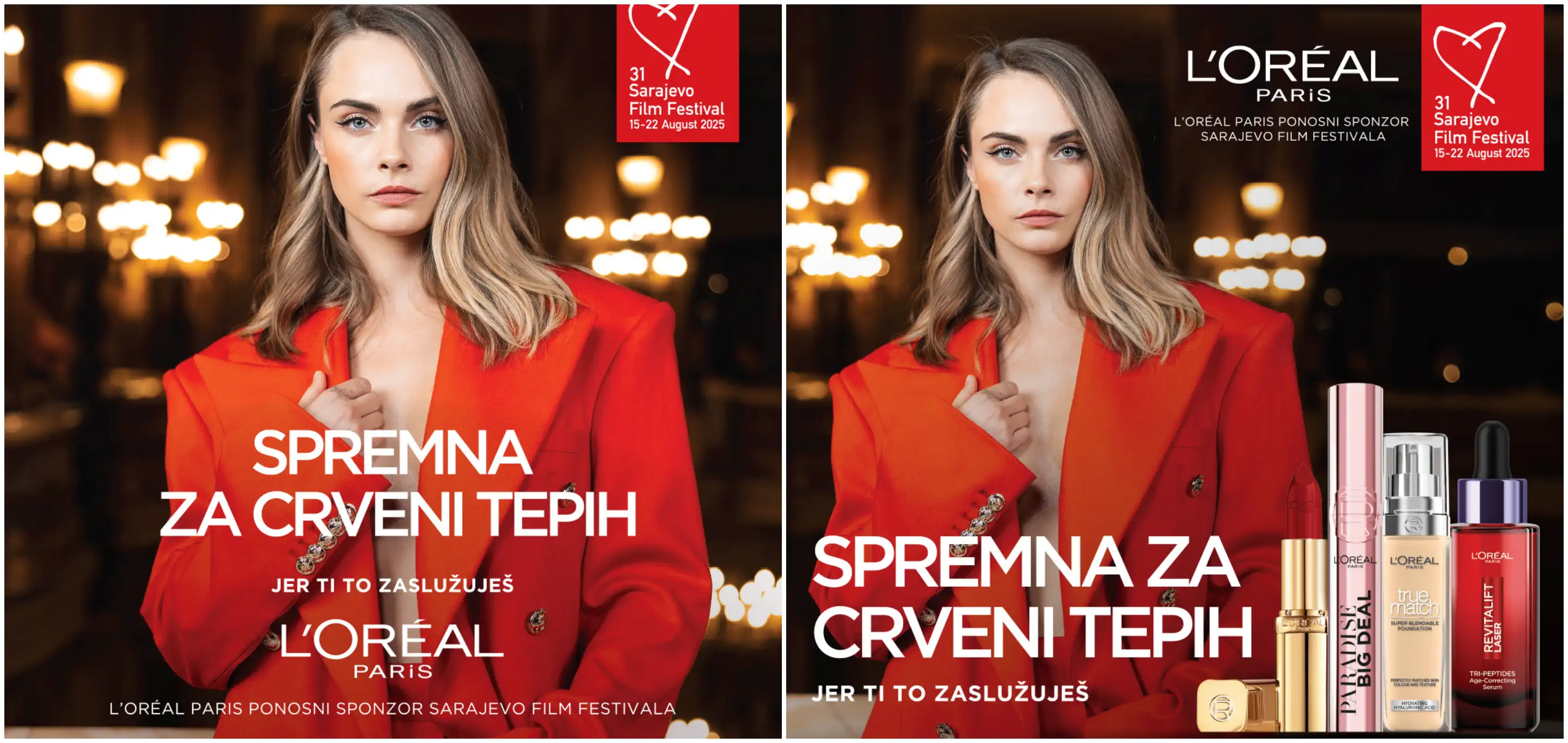 L’Oréal Paris na crvenom tepihu: proslava filmske umjetnosti i snage žene
