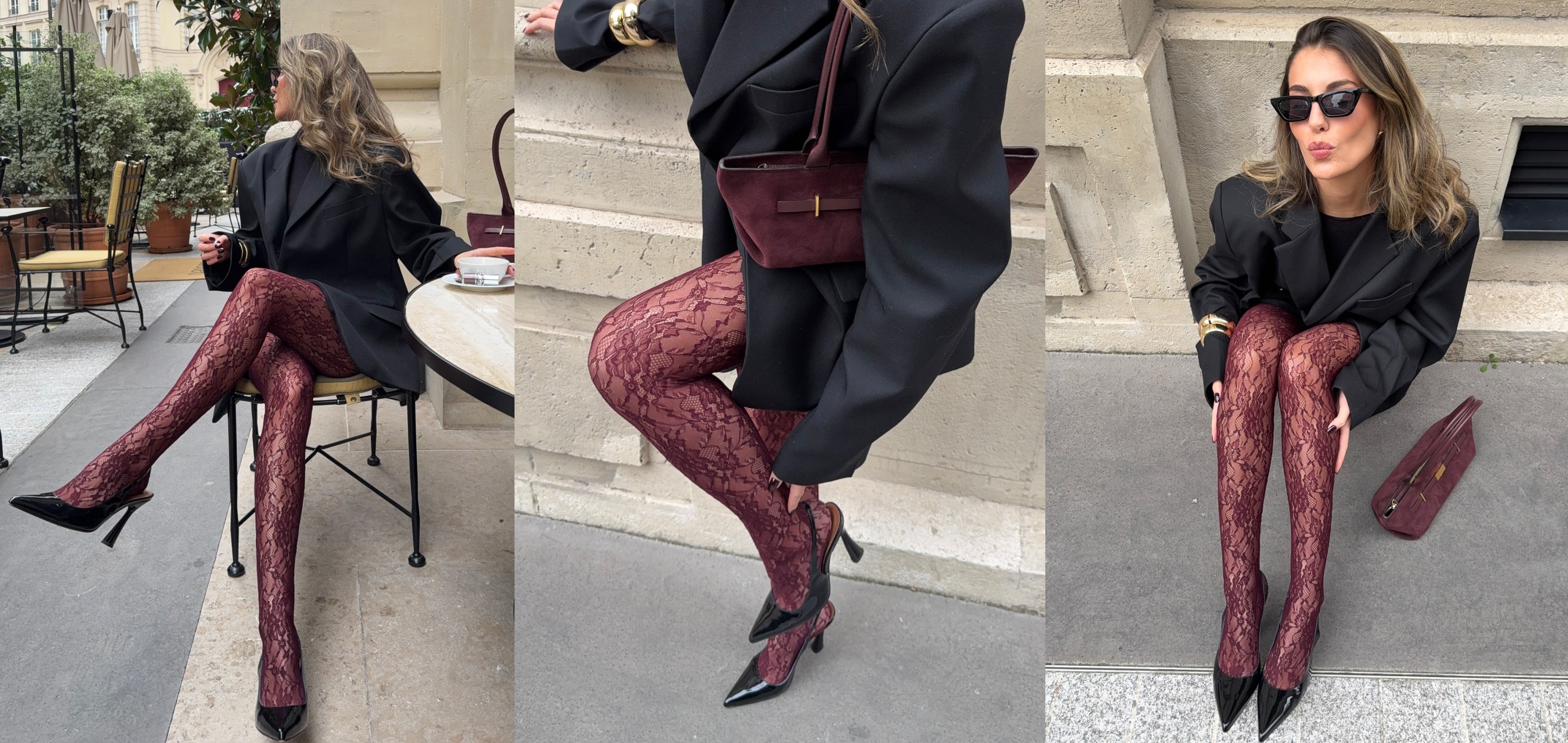 Burgundy čipkane štrample koje su zaludile TikTok sada se mogu naručiti i kod nas.