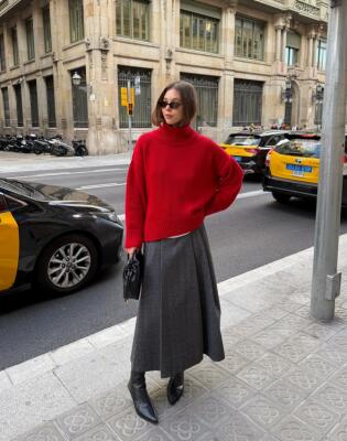 Tražiš nešto što će oživiti tvoje zimske kombinacije? Crveni džemper je odgovor.