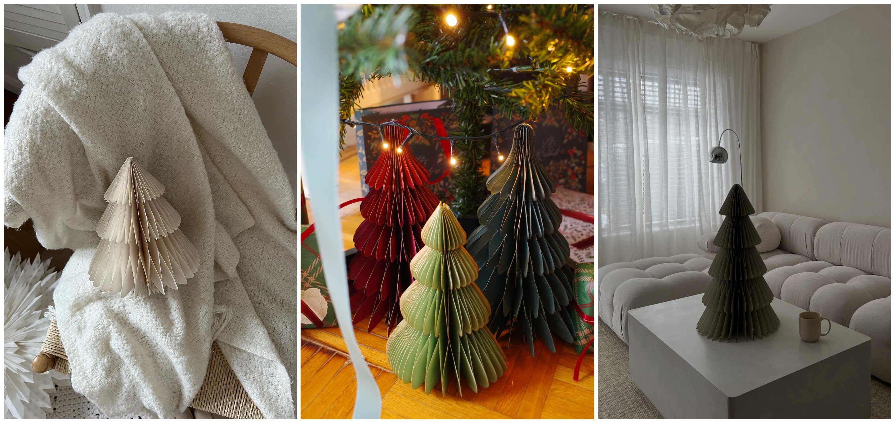 Mini praznični kutak: Sinsay papirna jelka za 6 KM