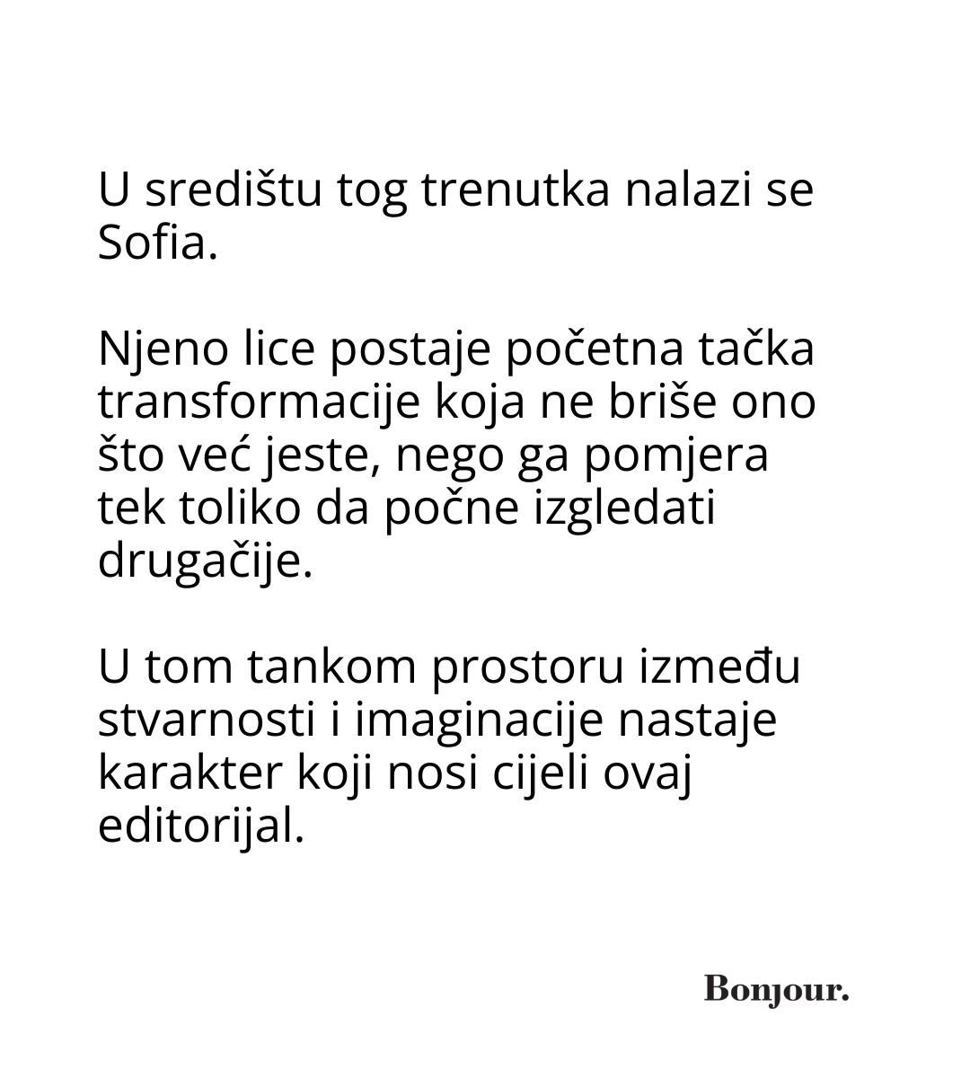 Copy of Bonjour Urednistvo Quote
