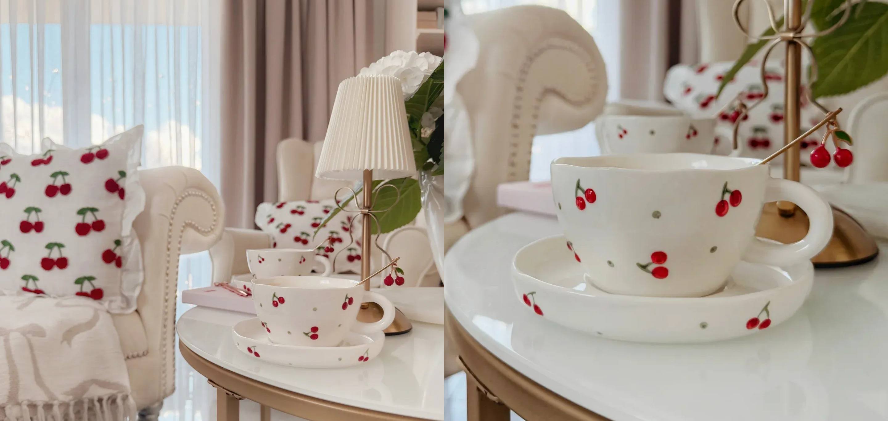 Svi kupuju ovu Pepco kolekciju s trešnjama, a jastuk s volanima je definitivno omiljeni