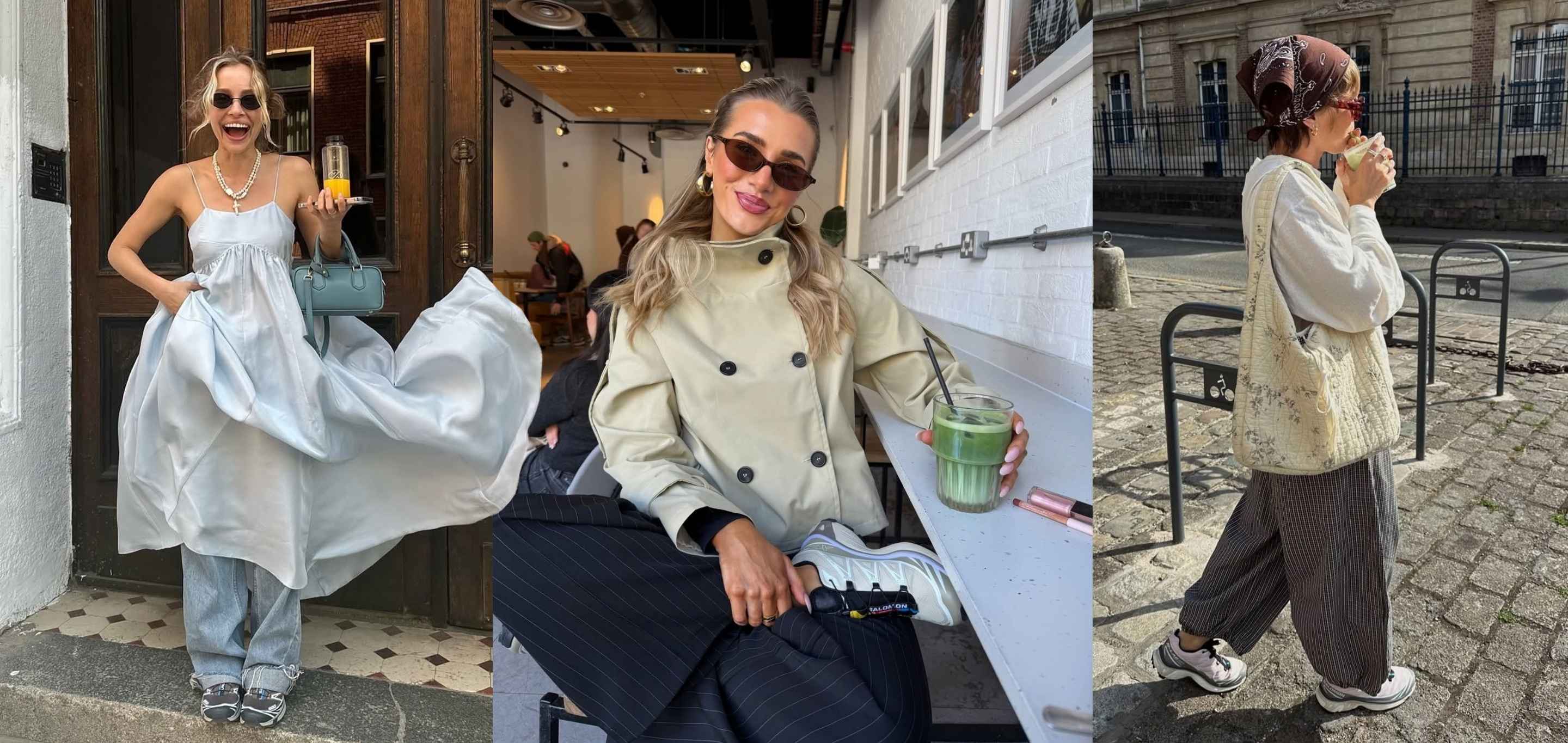 Salomon uz suknju, tailoring i denim? Ovako tehničke tenisice nosimo u gradu.