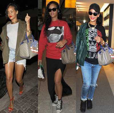 Rihanna ne ispušta iz ruku Gucci torbu