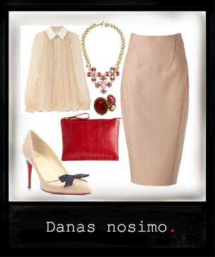 Elegantna dama u pudrastim tonovima