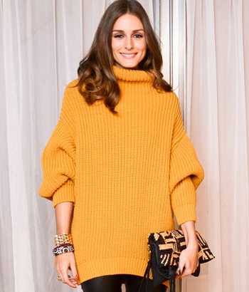 Olivia Palermo zna kako nositi XXL džemper