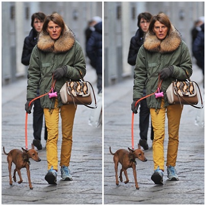 Anna Dello Russo u trapericama i tenisicama? O, da! 