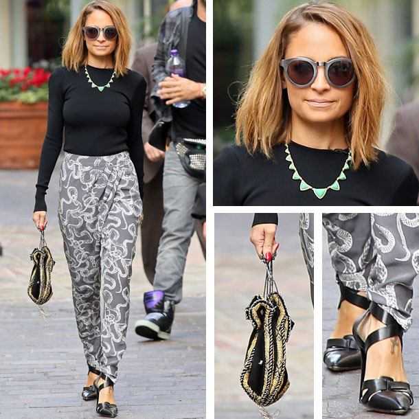 Nicole Richie odlično nosi statement hlače