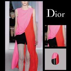 Nokti odjeveni u Dior
