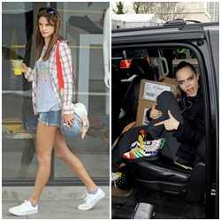 Celebrity inspiracija: Tenisice