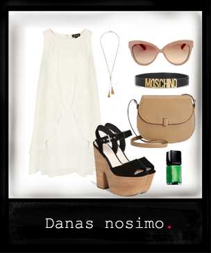 Mala bijela haljina u causal ruhu