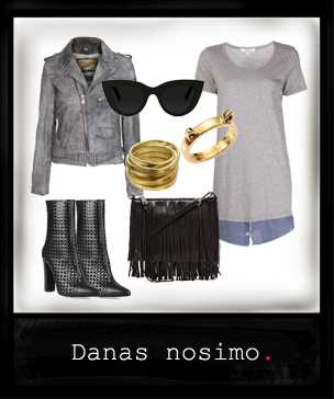 Proljetna kombinacija u sivim tonovima