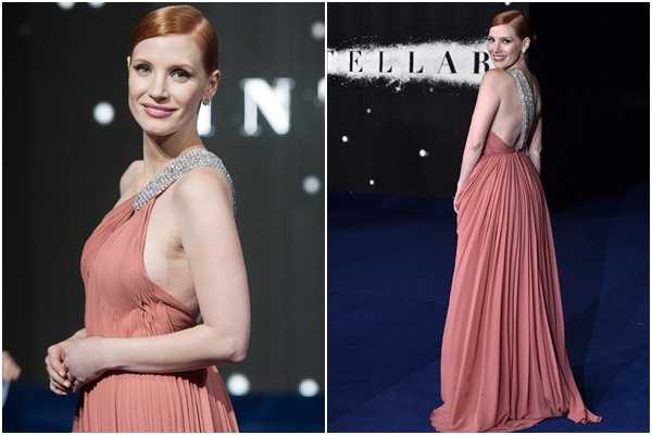 Jessica Chastain u prekrasnoj Saint Laurent kreaciji