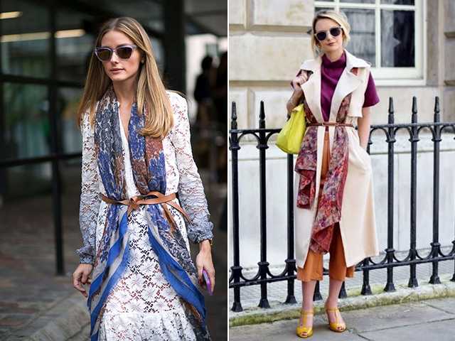 Mini tajne chic stila: Remenje oko oversized šalova