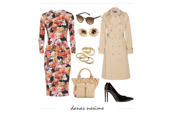 Mala cvjetna haljina za poslovni sastanak