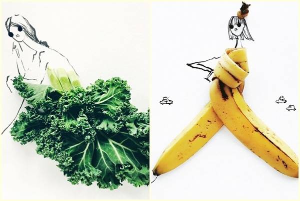 Instagram profil koji dokazuje da su hrana i ilustracije sjajan par!