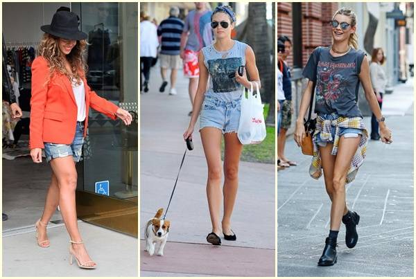 Celebrity inspiracija: Kako nositi jeans kratke hlače? 