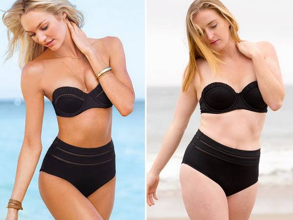 Kako stvarne žene izgledaju u Victoria's Secret kupaćim kostimima?