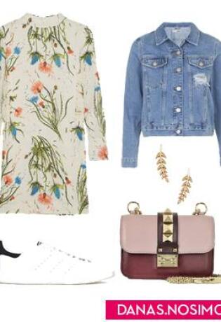 Tenisice i haljina – omiljeni street style par