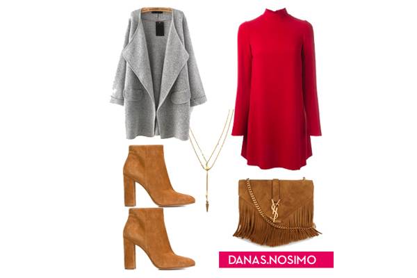 Crvena haljina za instant odvažan look