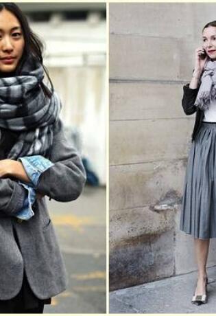 20 street style načina kako nositi oversized šal