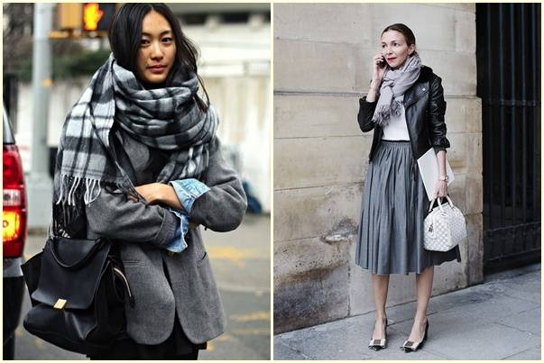 20 street style načina kako nositi oversized šal
