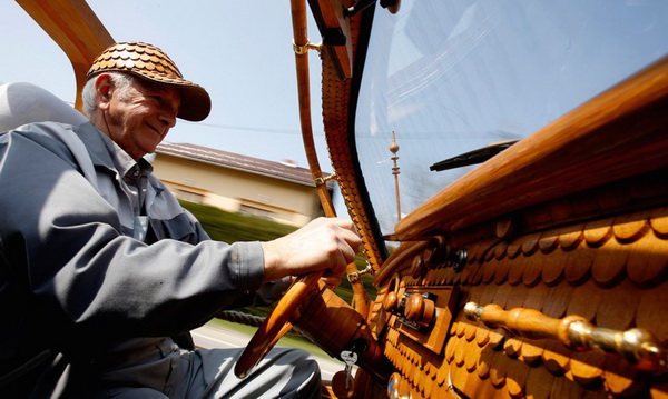 VW Buba ukrašena s više od 50.000 komada bh.hrasta