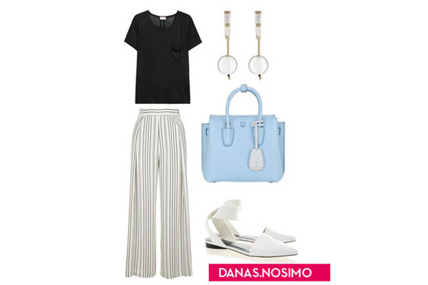 Kako prugastim hlačama dati ležeran izgled?