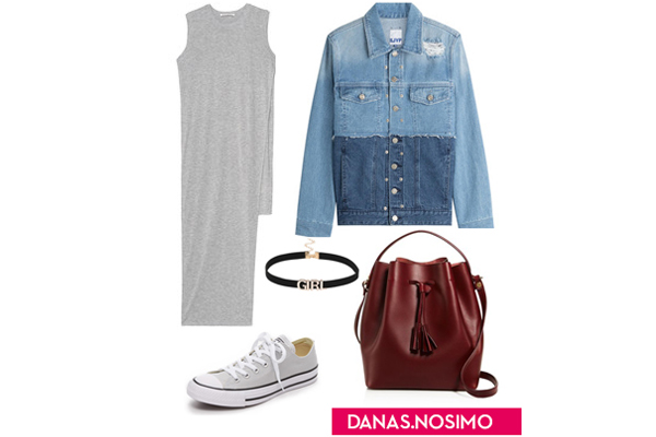 Ležerna pamučna haljina i jeans jakna su naš omiljeni subotnji duo