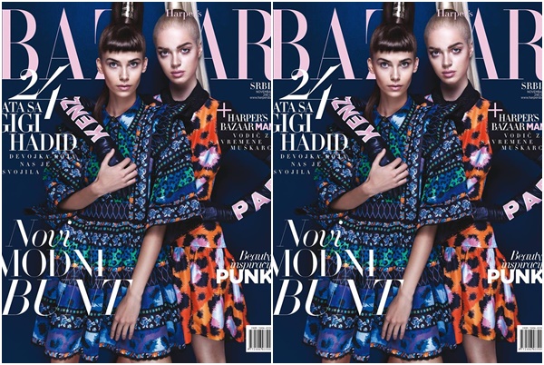 Amra Čerkezović na naslovnici srpskog izdanja magazina Harper's Bazaar