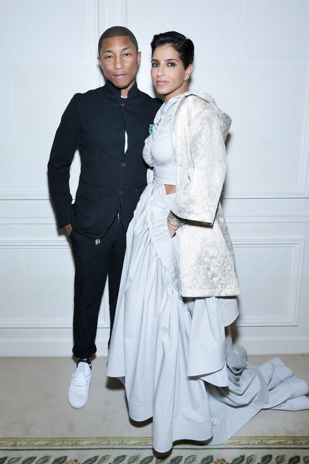 02 Pharrell Williams and Deena Abdulaziz at VOGUE dinner PARIS Photo by François Goizé
